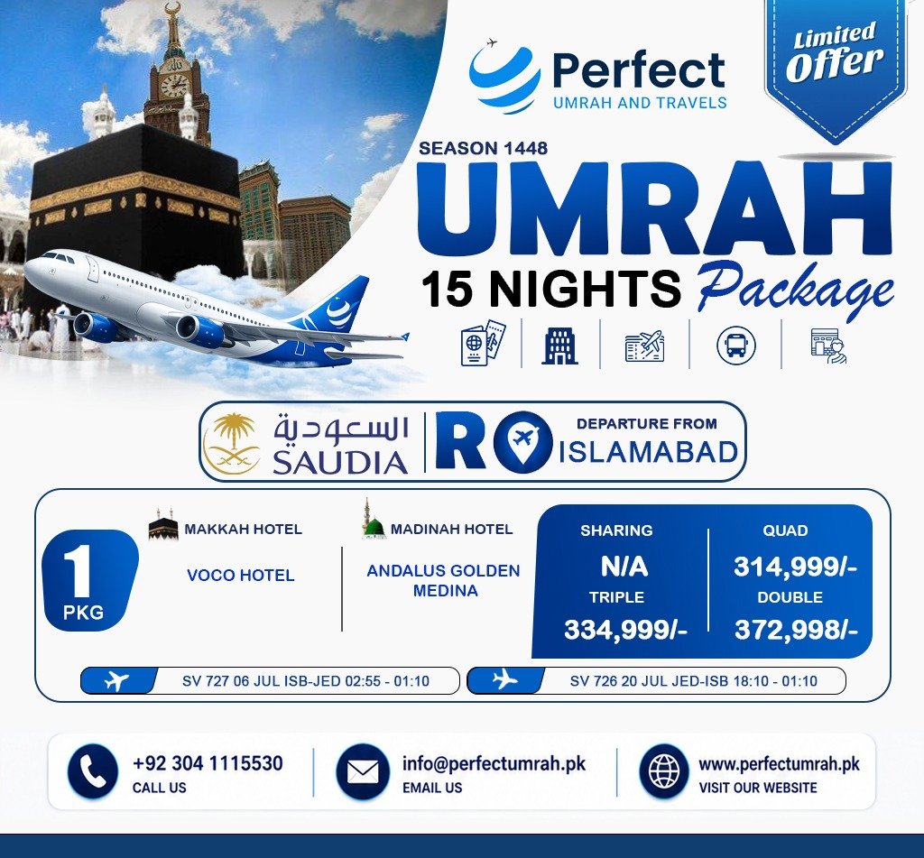Special Offer For Islamabad